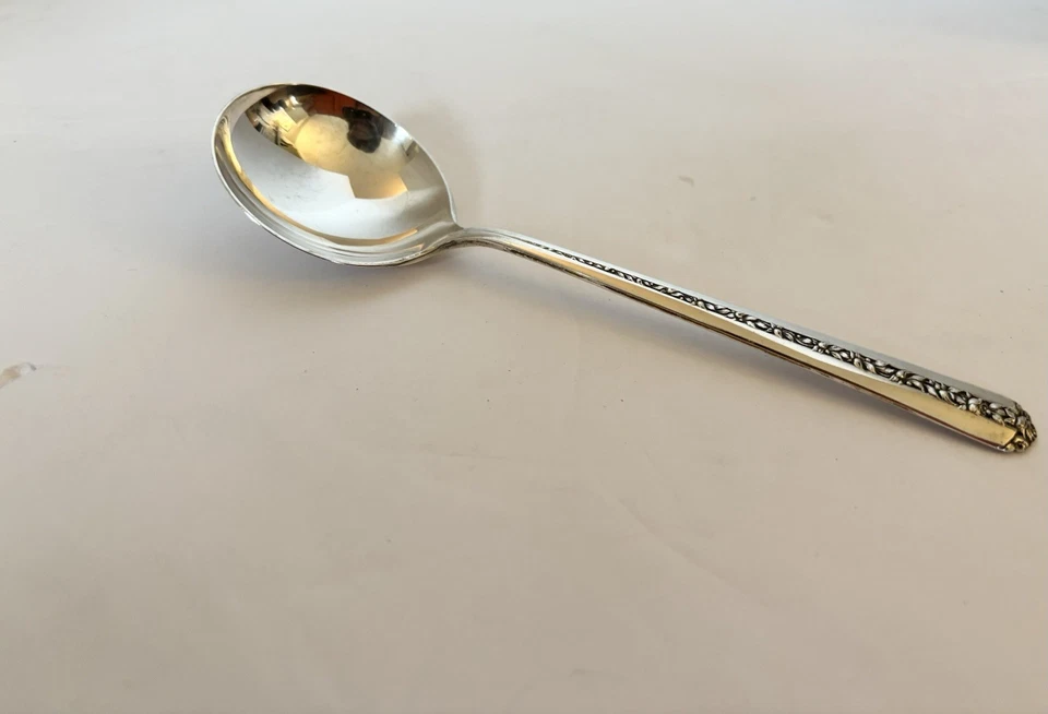 "Cuchara sopera cena Towle Rambler Rose 6,5"" esterlina" Foto 3 de 4