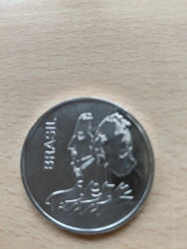 BRAZIL SILVER COIN 20 CRUC. 150 YEARS OF INDEPENDENCE
