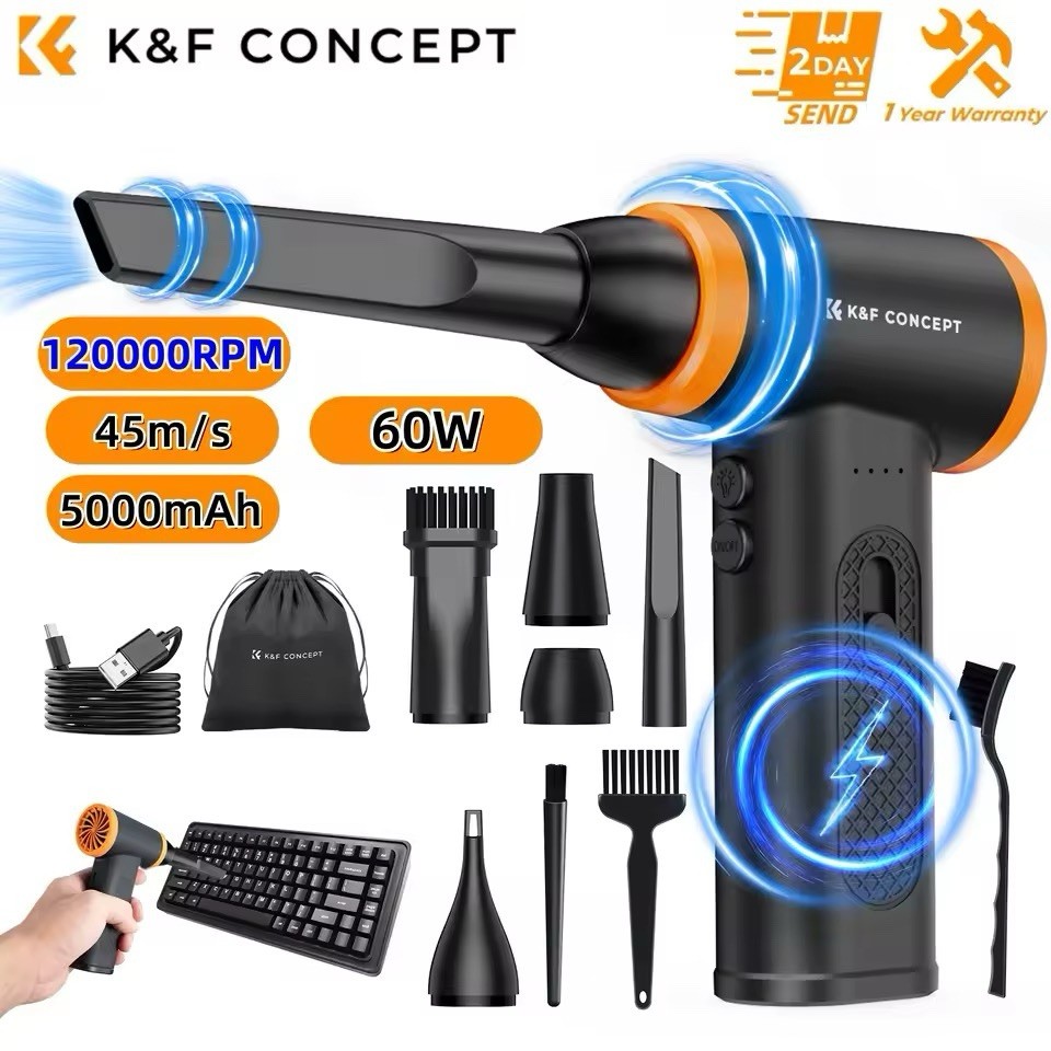 K&F Concept Souffleur Électrique 120000 RPM avec Moteur Brushless puissant