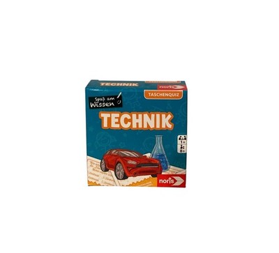 Spaß am Wissen Technik Taschenquiz | Reisespiel Kartenspiel Wissensspiel | NEU