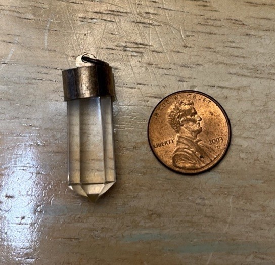 Clear Crystal Pendant - image 2