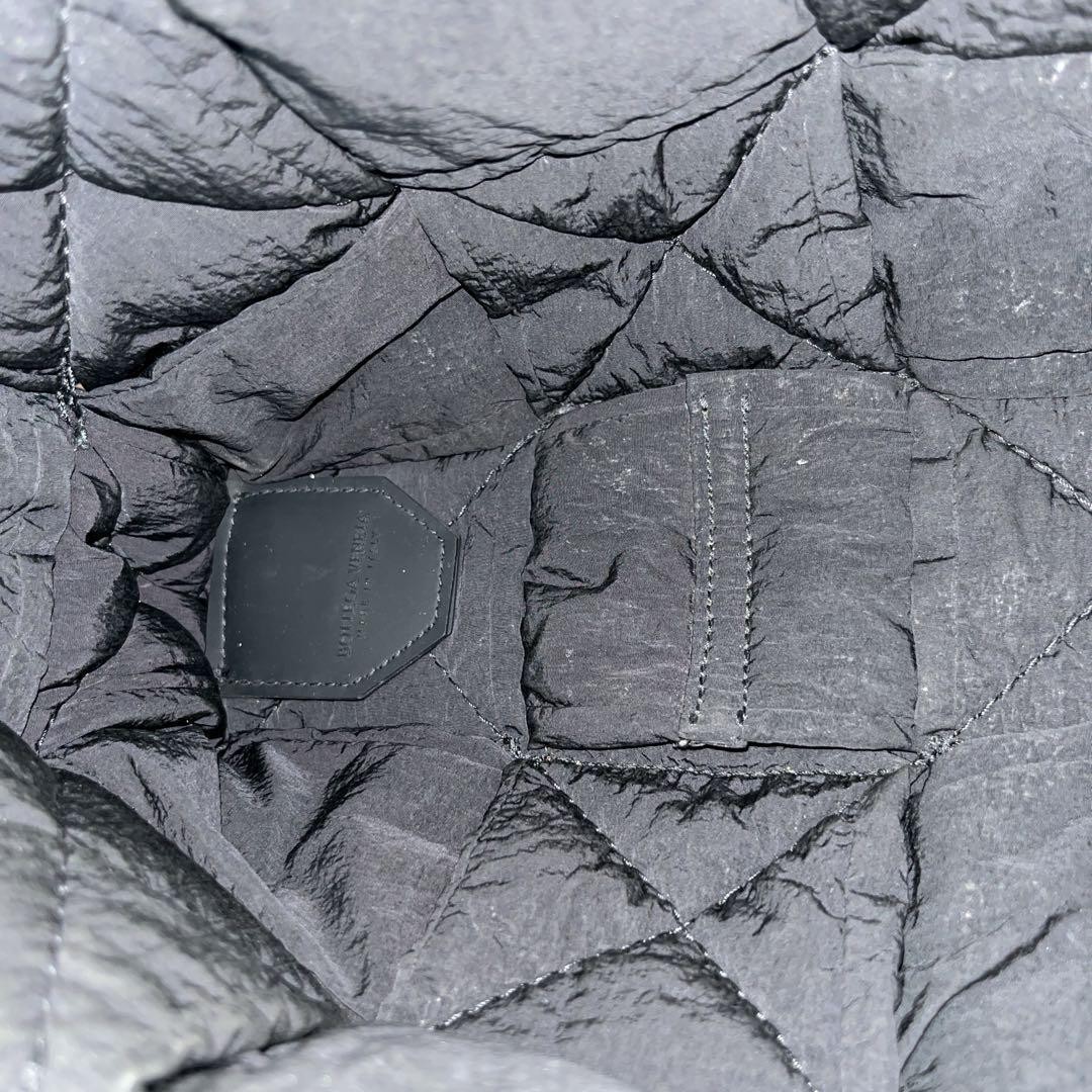 Bottega Veneta Parakeet Nylon Shoulder Bag Black Medium Auth thumbnail 12