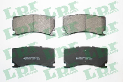 LPR 05P2003 Bremsbelagsatz, Scheibenbremse für DS,JAGUAR,PEUGEOT
