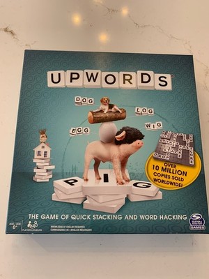 UpWords Board Game - The Game Of Quick Stacking And Word Hacking Unused Open Box