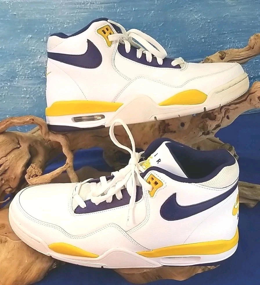 Nike Flight Legacy Lakers for Sale | Authenticity Guaranteed | eBay