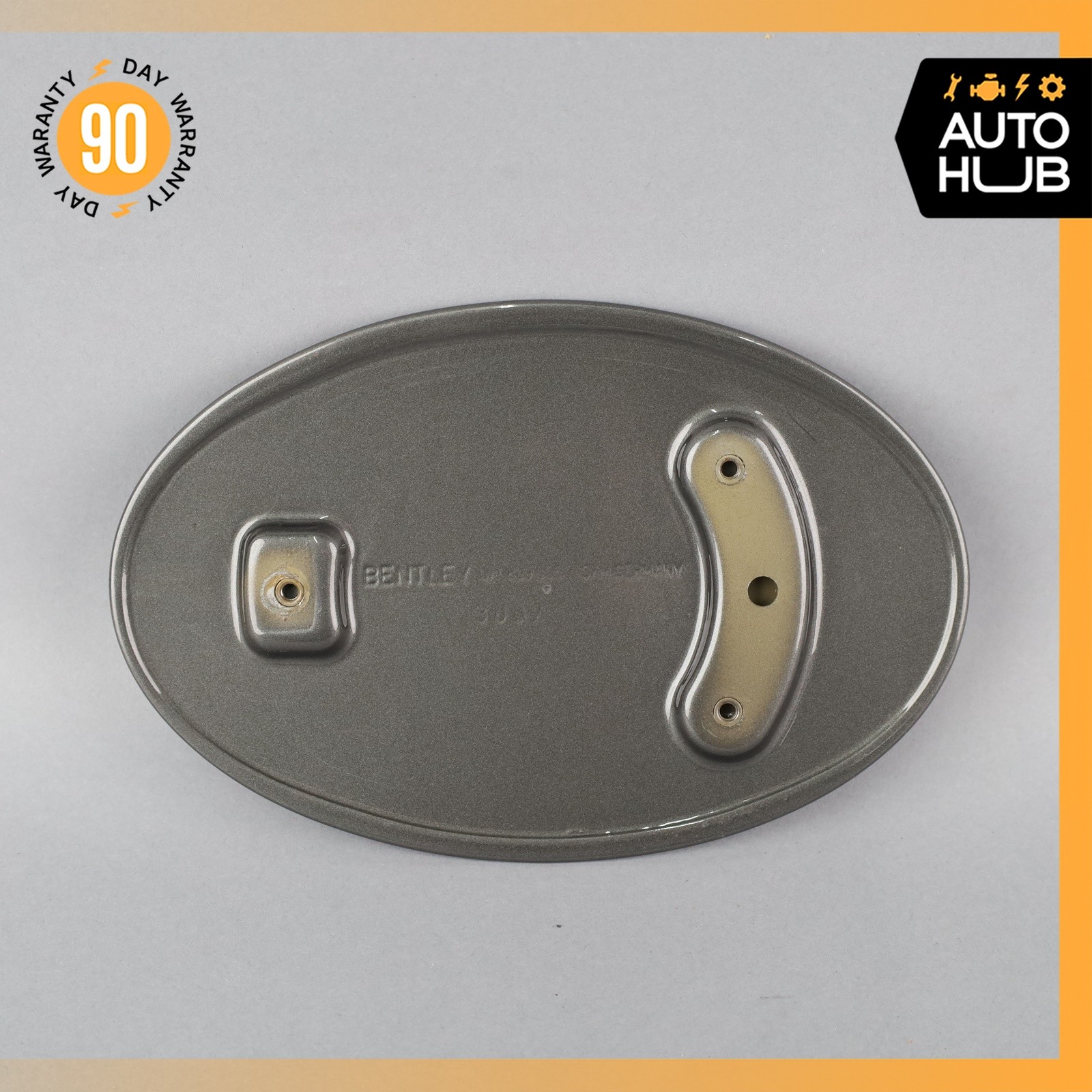 07-11 Bentley Continental GTC Fuel Filler Gas Tank Door Flap Lid Black OEM