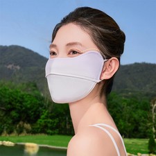 Women's Summer Ice Silk Mask Outdoor UV Protection Sunscreen Mask 3D Fashion Bre