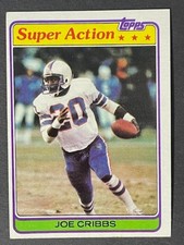 1981 Topps Football SUPER ACTION JOE CRIBBS # 103 -▶ROOKIE CARD◀– NM. rookie card picture