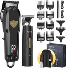 Hair Clipper and Trimmer Set Barber Clippers Set for Men, Professional Kit Beard