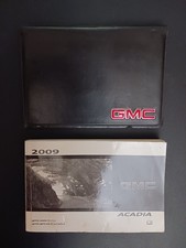 2009 Gmc Acadia Owners Manual Guide With Case Oem