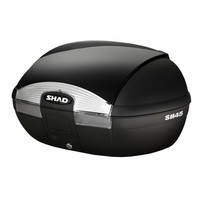 Topcase Shad SH45 Schwarz 45L Mit Platte (FassungsvermöGen FüR 2 Integralhelme