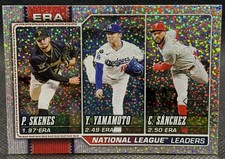 2026 Topps Series 1 Celebration National League ERA Leaders Confetti Skenes