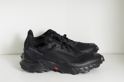 Salomon ALPHACROSS 5 473131 Sneakers Men Black Ebony  Trail Running Shoes US 7.5