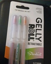 Sakura Gelly Roll Retractable Medium Point Pens 3PC-Stardust - 50616