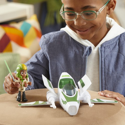 Star Wars: Young Jedi Adventures Jedi Pilot Kai Brightstar, scala 4 pollici acti... - Foto 7 di 9