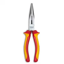 8 In. VDE 1000-Volt Insulated Long Nose Pliers