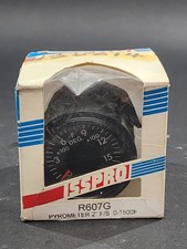 Isspro R607g Pyrometer Gauge O-150of Egt 2-116 Round Black Bezel