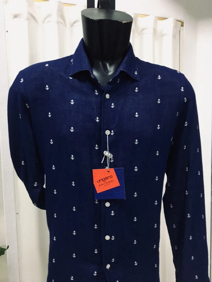 CAMICIA UOMO TAGLIA  XL  FIRMATA  UNGARO  SHIRT  MAN - Immagine 2 di 4