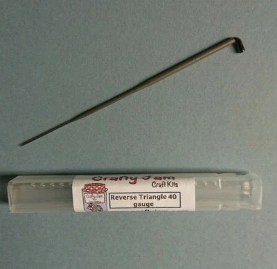 Crafty Jam. Felting Needles - Reverse 40 Specialised Effect 1-30 Inc Craft Tube
