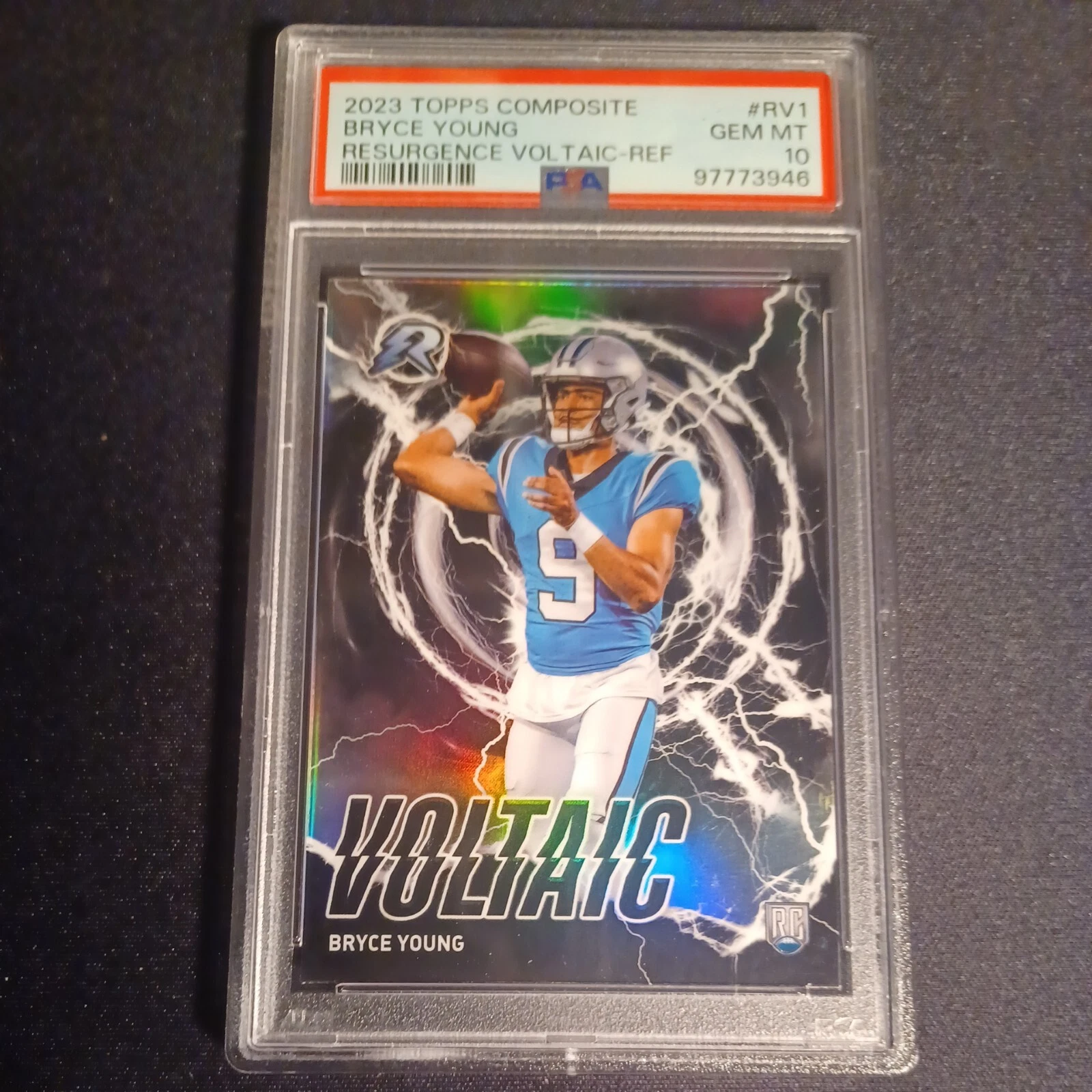 Bryce Young Topps Composite Resurgence Voltaic #RV1 Refractor