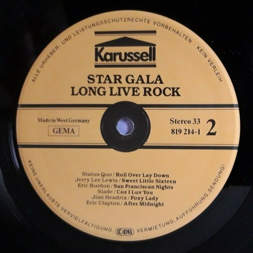v/a LONG LIVE ROCK LP | NM VG+ | Karussell 819 214-1 | 70s/80s hard rock sampler - Bild 4 von 4