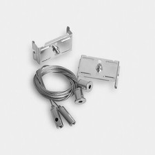 2x hanging bracket for light strip B03 with rope D1.5mm L 200cm