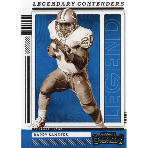 Barry Sanders #LGD-BSA — 2021 Panini Legendary Contenders football card