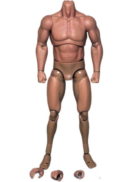 1/6 Male Body Super Strong Muscular Man 12" Action Figure Soldier Doll