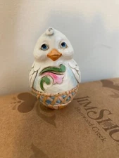 Jim Shore White Chick Egg 2.5" Tall FREE SHIPPING