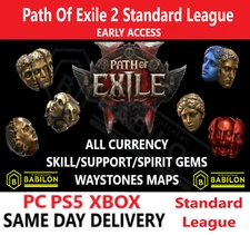 CURRENCY POE 2 STANDARD LEAGUE PATH OF EXILE 2  ✅PC PS5 XBOX✅ DIVINE EXALTED ORB