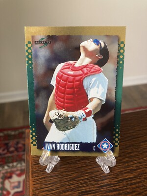 Ivan Rodriguez 1995 Score Gold Rush Parallel Card #367 MLB Texas