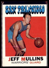 1971-72 Topps Basketball Jeff Mullins San Francisco Warriors  #115 