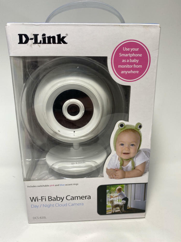 D-Link DCS-820L Wireless Baby Camera with Day and Night Vision, 2-Way Talk, - Main Image