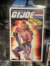 GiJoe Zarana 1986 Clamshell Display Case With Insert Card