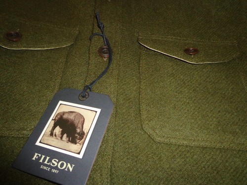 NWT Filson Snohomish Reversible Jacket Wool McKinley Olive - Picture 11 of 17