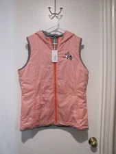 Cutter & Buck Oklahoma State orange vest with hood size Large