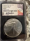 🔥🔥2022 W Eagle MS70 First Day Of Issue Signed By Michael Gaudioso Encapsulated