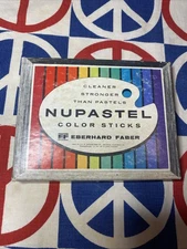 NIB Vintage NUPASTEL  Pastels Artwork Artist Drawings. Box of 11……. 1 Missing