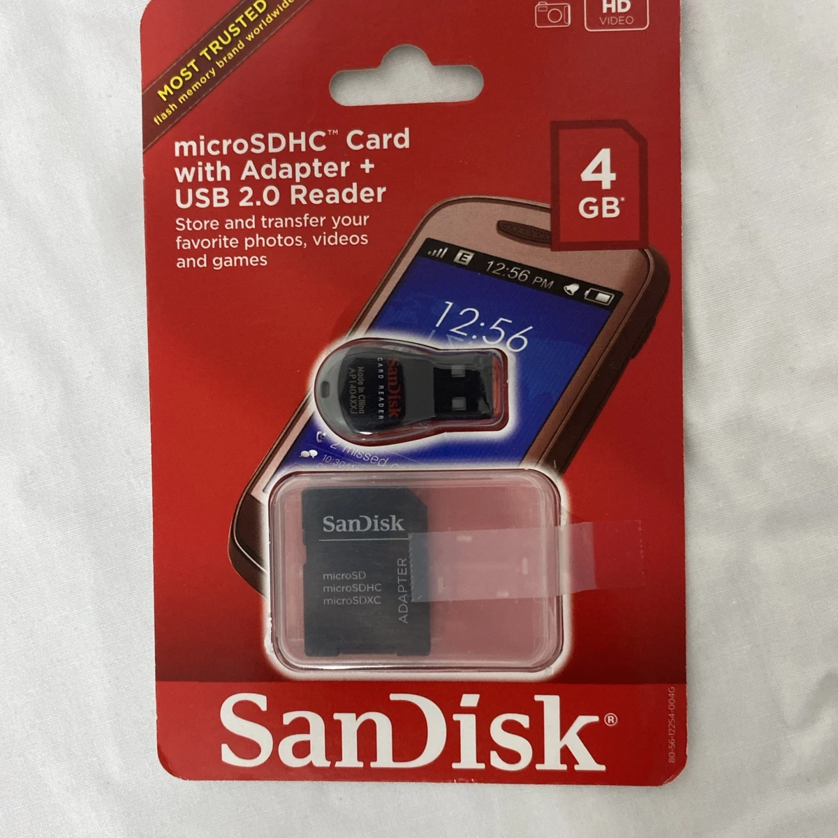 SanDisk 4GB MicroSDHC Camera Memory Card for sale | eBay