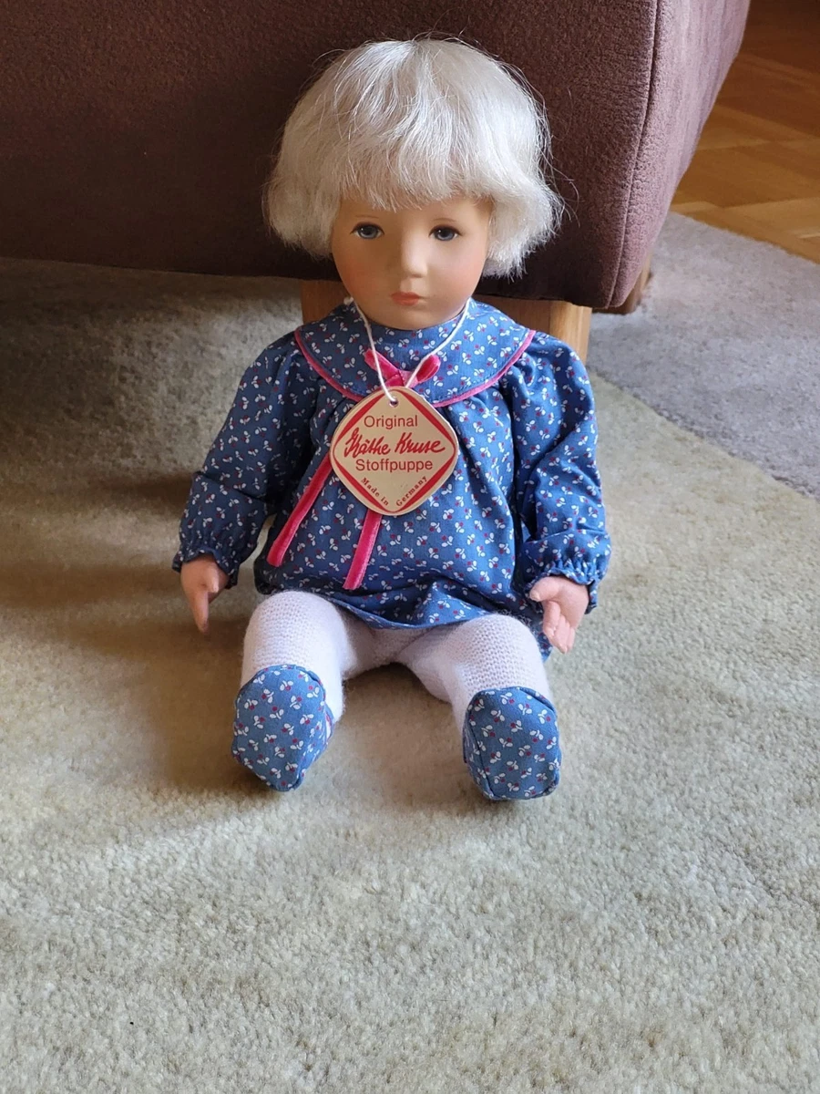 Poupée ancienne fait main / Alte handgefertigte Stoffpuppe (Gebraucht