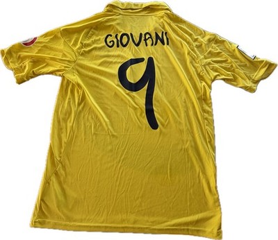 Villarreal CF Giovani Dos Santos Jersey Medium #9 Rare