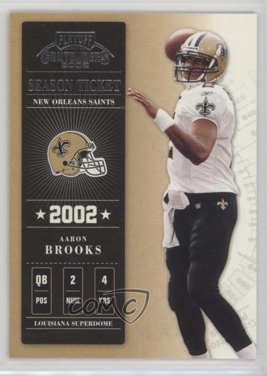 2002 Playoff Contenders Sample Silver Aaron Brooks #81 0nr3
