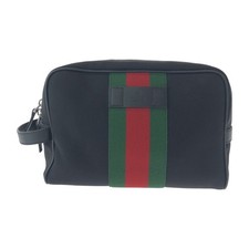Gucci Sherry Line Canvas/Leather Pouch - DUTY FREE