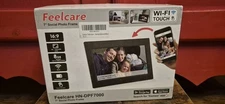 New Open Box WHITE Feelcare 7 Inch Smart WiFi Digital Picture Frame