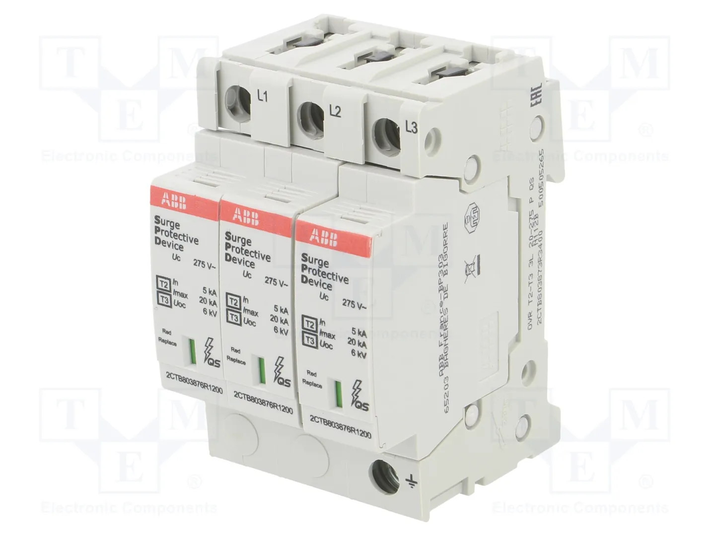 ABB OVR-T2-T3-3L-20-275-P-QS Surge arrester