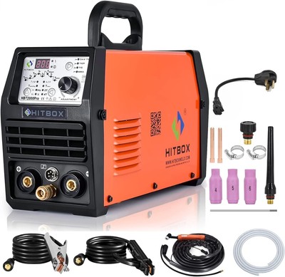 Cold TIG Welder with Pulse, 110V/220V 200Amp DC Professional Welding Machine ...