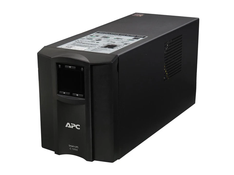 APC SMC1000C 1000 VA 600 Watts 8 Outlets Pure Sinewave Smart-UPS with - Image 4 of 4