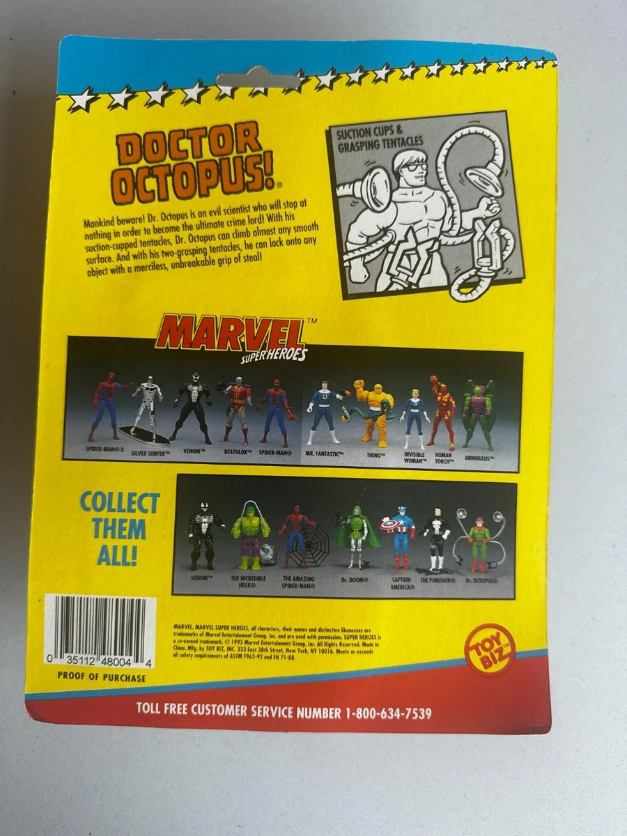 Vintage Marvel Super Heroes Dr. Octopus Action Figure Toy Biz 1993