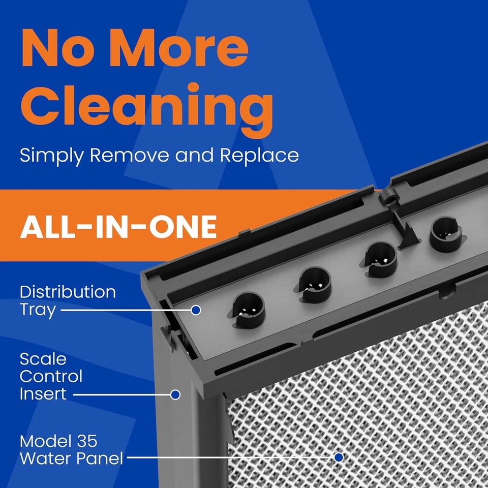 AprilAire H635EZ1A Water Panel EZKit / Humidifier Filter Kit, White - Image 3 of 4