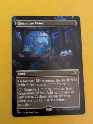 Edelsteinbergwerk. Seltenes Land. DMR 435 Magic the Gathering Karte.